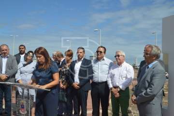 Descubrimiento de la placa de la calle que lleva el nombre de Sebastián Grisaleña (Foto TA)